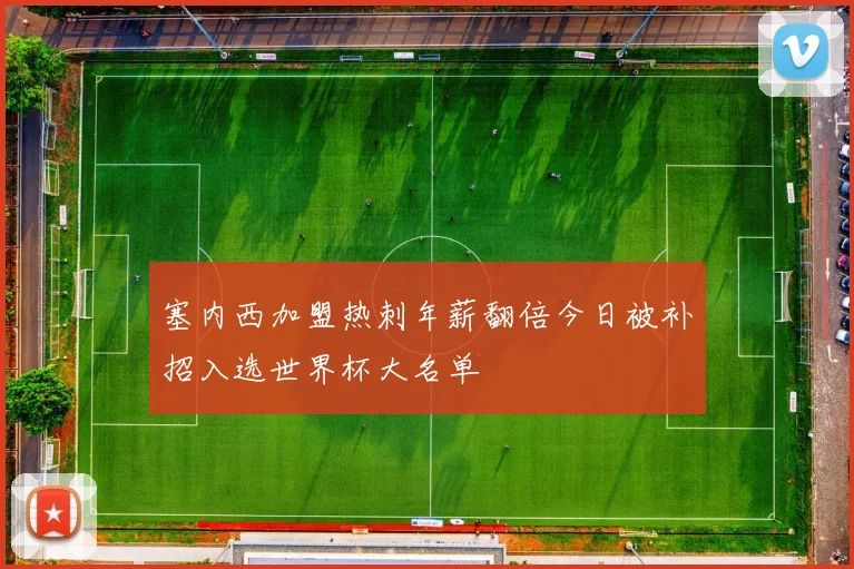 塞内西加盟热刺年薪翻倍今日被补招入选世界杯大名单